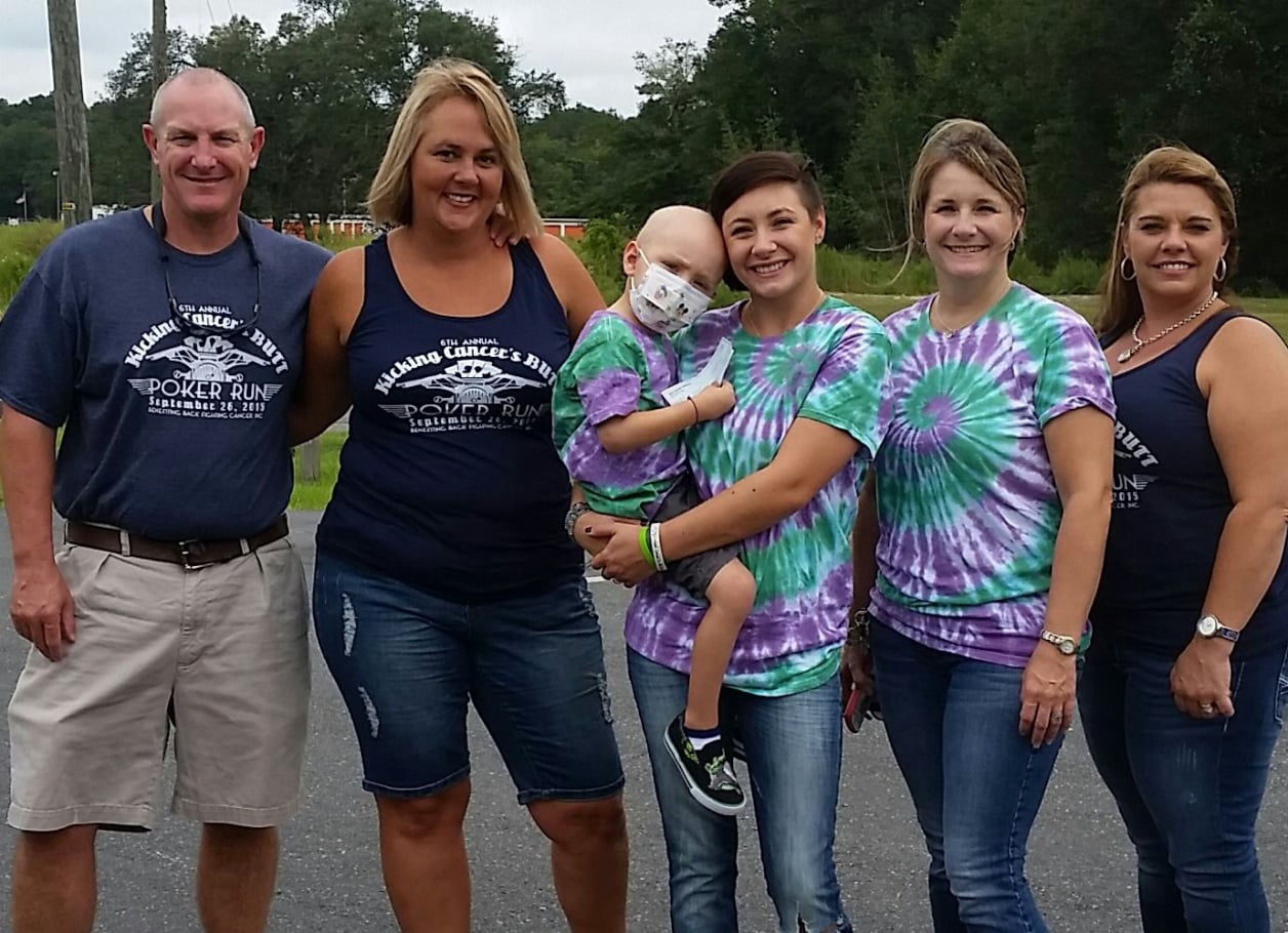 The BACK Fighting Cancer at Kicking Cancer Butt Bike Run