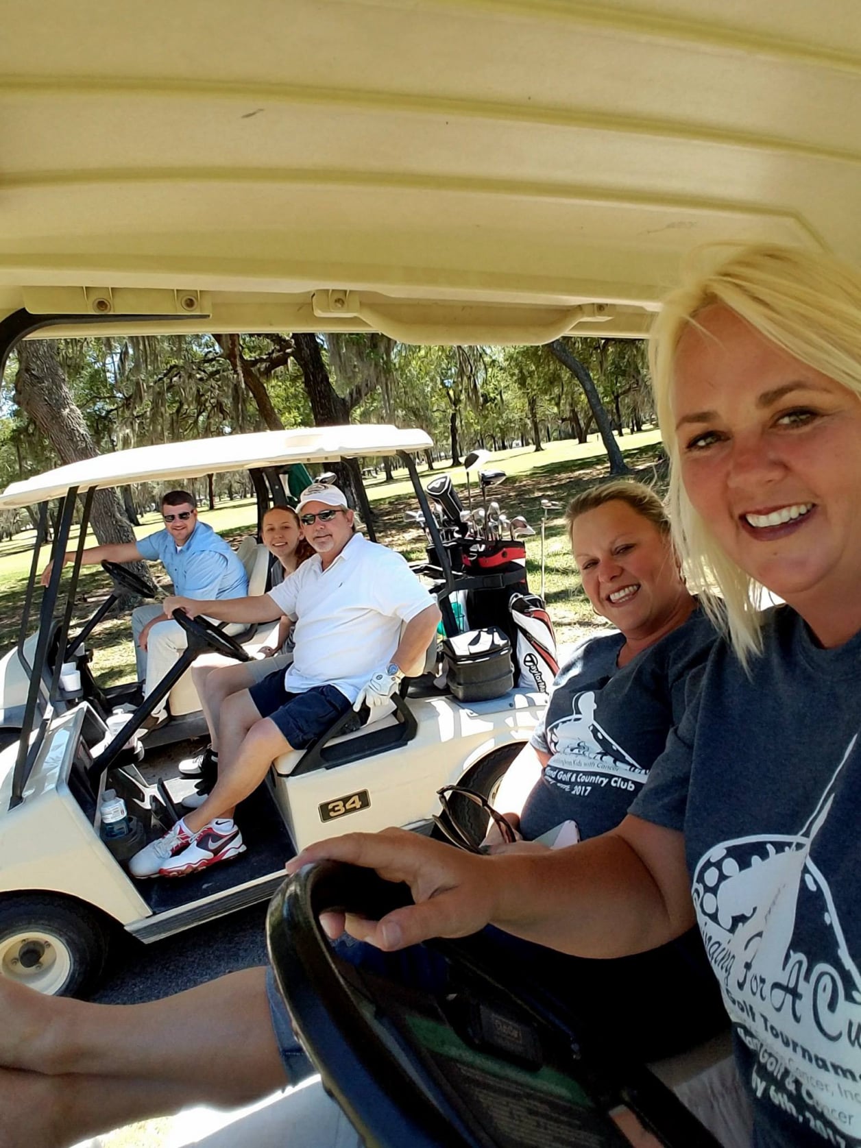 Board members at BACK Fighting Cancer at Swing for a Cure